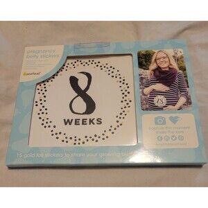 Pearhead Pregnancy 15 Belly Stickers Baby Bump Shower Maternity Expecting